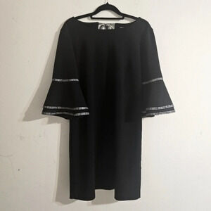 Sharagano Bell Sleeve Sheath Dress